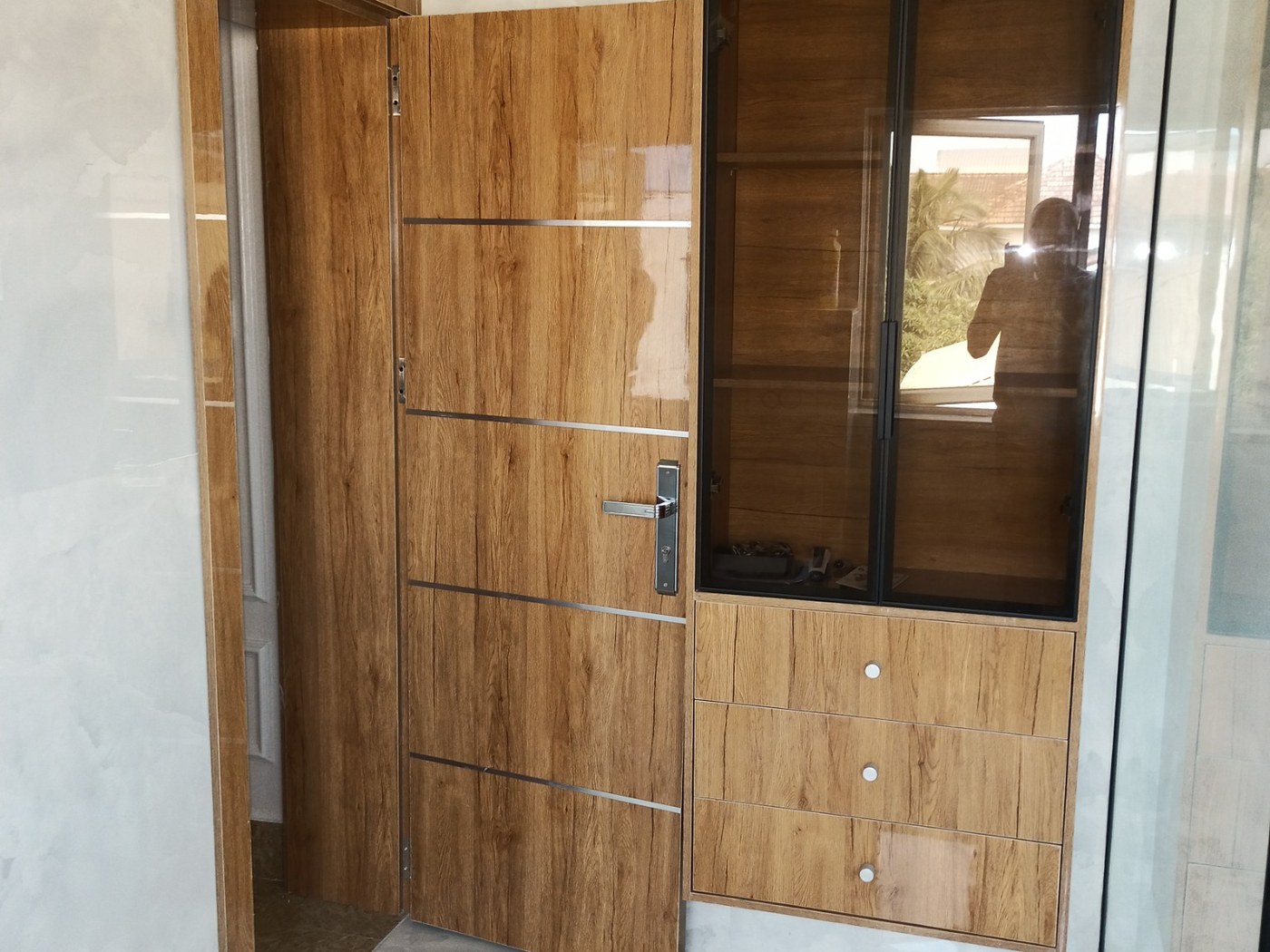 Custom Door & Rest Room Storage — Lekki
