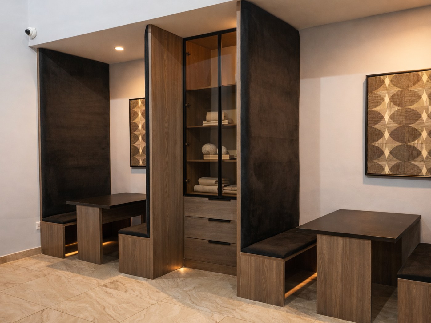 Built-in Dining & Display Feature — Lagos