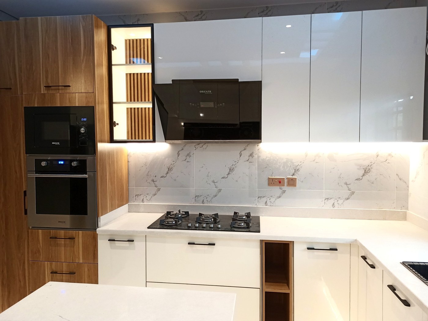 Luxury Bedroom Wall Panel & Lighting — Lekki photo 3